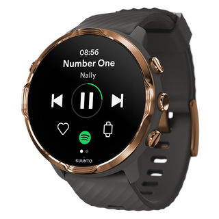 Suunto suunto 7 smart sports dual system watch beidou gps running cycling swimming touch screen multi-function watch graphite copper/graphite copper