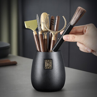 Shangyanfang tea ceremony six gentlemen set kung fu tea set accessories tea clips tea spoon tea needle pot care brush tea tray scratcher a yipin tea ceremony set