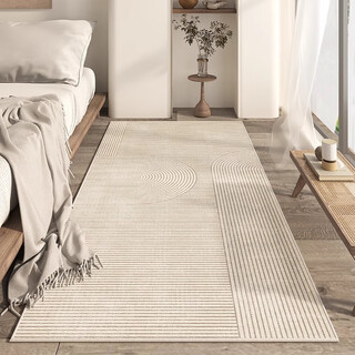 Yinshang japanese-style bedroom bedside carpet living room wabi-sabi style floor mat room stain-resistant balcony bay window mat non-slip bedside blanket