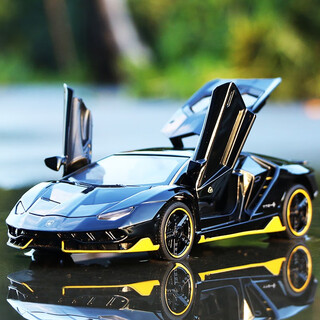 Enbe family children's toy car 3-6 year old boy alloy pull back lamborghini simulation sports car model new year gift