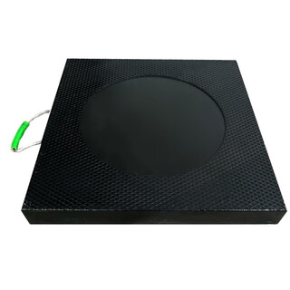 Crane pump truck outrigger pad crane truck crane rubber pad foot board sleeper pad polyethylene custom-made black 300*300*30