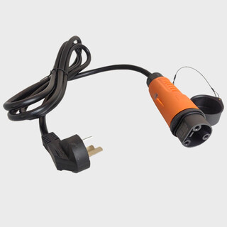 Yeeda y-30 four-wheel electric sightseeing car charger gun cable plug socket connector ac220v16a charging gun with 5 meters cable