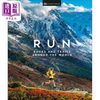 DK Eyewitness 跑步 世界各地的比赛和小径 Run Races and Trails Around the World 英文原版  跑步路线地图