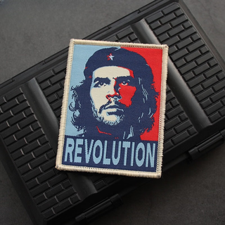 He jiagong velcro personalized morale badge armband revolution bag stamp on stamp on