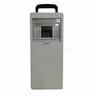 Abs portable anti-fall and waterproof construction site three-level distribution box with one machine and one gate. leakage protection industrial socket box with one control and one abs empty box.