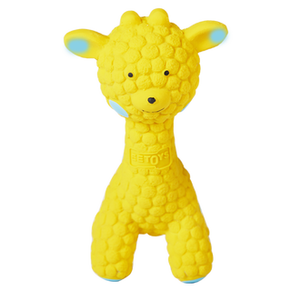 Eetoys dog toy, simulated shape, interesting sound, throwing, interactive large, medium and small dog pet toy, yellow deer