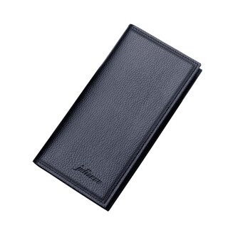 Dijiale 12-card slot thin wallet long men's ticket holder youth multi-card slot student wallet wallet soft leather large-capacity wallet