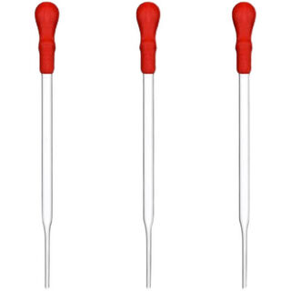 Enshousu glass dropper bartender syrup straw bar milk tea shop cocktail glue head 90mm convenient household mini three-pack