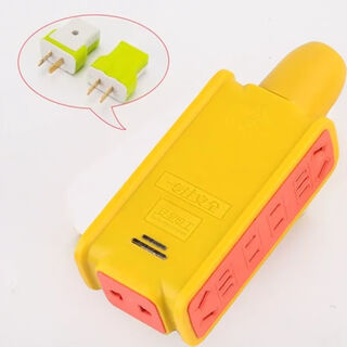 Super high power socket 8000w engineering special plug without wire 10a/16a construction site explosion-proof plug strip 5000w 30 hole yellow plug