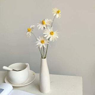 Aiman yunnan dried flower bouquet nordic style small fresh bouquet home decoration living room room small ornaments shooting props simple oncidium + small white porcelain bottle