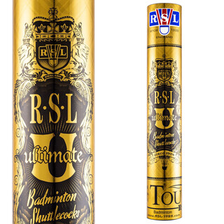 亚狮龙（RSL）亚狮龙羽毛球12只装耐打稳定训练比赛专业用球 RSL Ultimate 1筒 77速