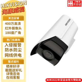 Hikvision surveillance camera 4 million high-definition infrared night vision camera commercial network outdoor probe security equipment pickup ds-2cd3t46p1-i 1.68mm