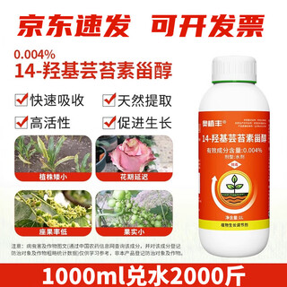 0.004% 14-hydroxybrassinosteroid brassinolide preserves flowers and fruits, prevents freezing and removes phytotoxicity 1000ml*1 1000ml*1 bottle