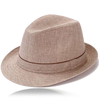 Middle-aged and elderly men's summer hats sun protection sun hat breathable cool hat old man casual outdoor sun hat dark khaki 57 cm