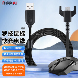 Trendsetter is suitable for logitech mouse charging cable g903/g703/gpw/g900 bullshit king mouse charging cable gpw second generation usb cable