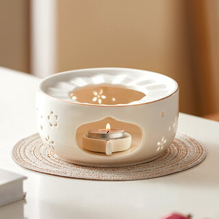 Mingguang warm tea stove candle tea stove around the stove for tea making and insulation base heating tea warmer