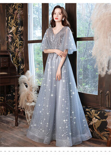 Mishid fat mm plus size vocal singing dress female 200 jin jin equals 0.5 kg banquet annual party evening dress sequined applique performance costume silver gray long style l110 jin jin equals 0.5 kg 120 jin jin equals 0.5 kg