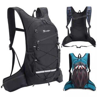 Xingxi outdoor cross-country hiking mountaineering bag cycling backpack men's lightweight large capacity backpack women's bicycle mountaineering bag black