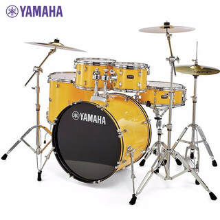 Yamaha (yamaha) rydeen drum kit jazz drum professional examination five drums four cymbals for adults and children beginners 5 drums 3 cymbals 4 cymbals yellow 5 drums 3 cymbals + meyer cymbals + gift bag
