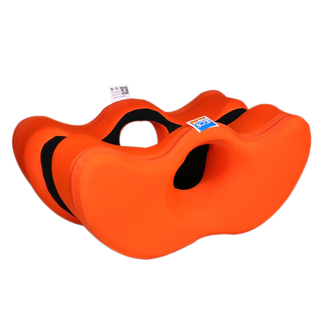 Water dream children's swimming ring, 3-6-9-year-old baby beginner-free inflatable anti-choking, water-proof and anti-rollover shoulder ring arm ring, convex bridge shoulder ring orange (1-3 years old)