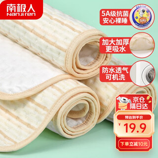 Antarctic changing pad baby waterproof breathable washable cotton elderly care pad sheets aunt mattress (50*70 cm)