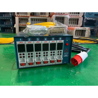 Hot runner temperature control box single set intelligent anti-burn temperature controller electronic plug-in mold precision temperature controller 6 sets ordinary anti-burn temperature control box