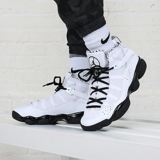 Nike (nike) basketball shoes men's shoes jordan 6rings aj six-time champion panda black and white sports shoes dd5077-107/aj six-time champion black and white panda 43