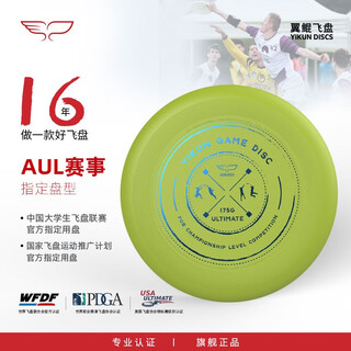 Yikun discs frisbee adult 175g outdoor sports extreme professional competition spin toy mint green