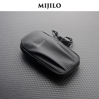 Mijilo large-capacity running mobile phone arm bag men's and women's sports mobile phone arm bag universal waterproof arm bag wrist bag arm bag black