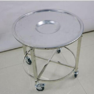 Quhe all-stainless steel steamer cart silent steamed bun cart bread snack cart steamer rack steamer mat cart boutique 57 large wheel cart inner diameter 56.5 high 58