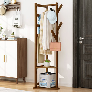 Zhuyijia (zhuyijia) bedroom clothes rack, floor-standing clothes rack, simple household coat rack, indoor storage rack, storage rack