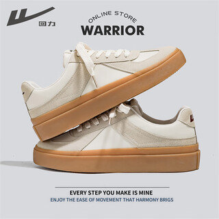 Warrior official moral training shoes men's shoes autumn and winter new casual sports shoes men's trendy versatile skate shoes for men gray/m 43