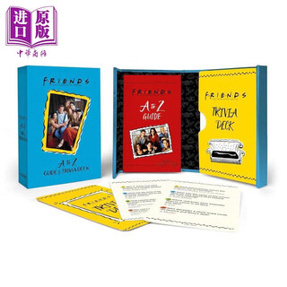 老友记冷知识指南 英文原版 Friends A to Z Guide and Trivia Deck Michelle Morgan 米歇尔 摩根