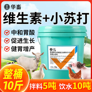 Huazhu multidimensional baking soda for veterinary use 10jin jin is equal to 0.5kg. feed additive for livestock and poultry feeding, pigs, cattle, sheep, ducks and goose breeding. multidimensional baking soda in large barrels. 10jin jin is equal to 0.5kg.