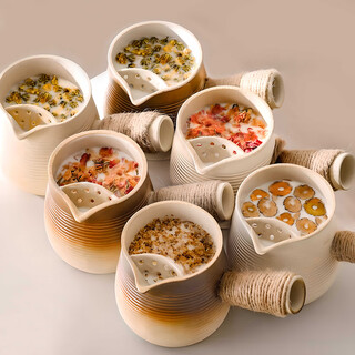 Haomai stove-cooked tea roasted milk pot tea maker 2025 new complete tea set set household teapot mid-autumn festival gift 1 pack gradient style pot kettle 550ml