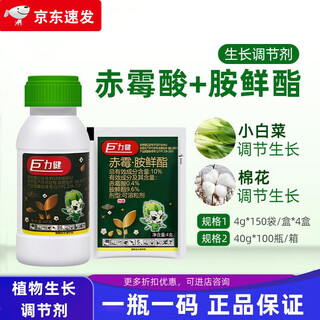 10% gibberellic acid, ethylamine, special growth regulator for cabbage and kumquat, increasing production, promoting development, drought and disease resistance, 4g*5 bags