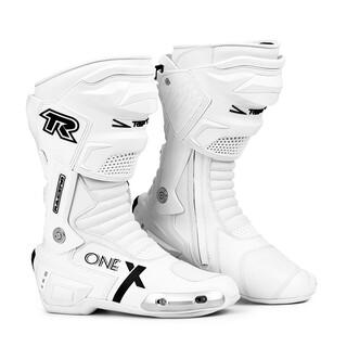 Tr motorcycle riding boots men's protective anti-slip track motorcycle boots tiger road rider anti-fall racing shoes four seasons x-one white 43