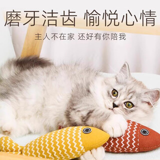 Crazy owner cat toy, cat mint, simulated fish, cat stick, self-pleasure, relief from boredom, energy-consuming teeth grinding artifact, cat pet supplies