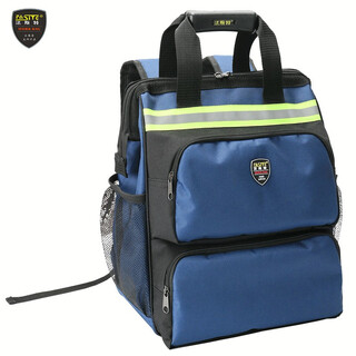 Fasite men's backpack tool bag multi-functional repair canvas thickened wear-resistant portable installation electrician bag in stock thickened version without printing