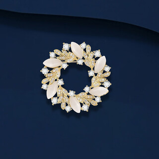 Marco bizzarri high-end brand brooch, liye brooch, high-end women's garland suit, anti-exposure pin, accessories, women's corsage, valentine's day gift for girlfriend, wife's birthday gift