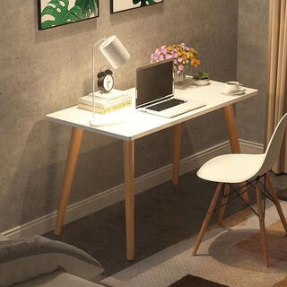 Forest viewing small table computer table desktop home bedroom chair set simple study table writing table student home desk 60*40*73cm warm white