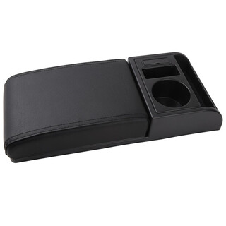 Montafil car armrest pad heightening and lengthening universal central armrest box heightening pad car armrest box cover modification accessories black black line heightening and lengthening sliding telescopic storage