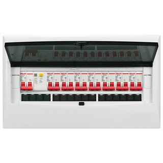 家用电箱套装明装16-18位配电箱成套 电保护器2p空气开关家用电盒套装