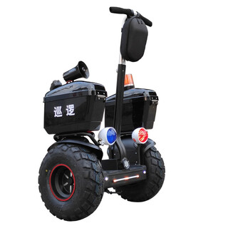 Mingjia electric balance car two-wheeled adult community security property balance patrol car two-wheeled black 72v25ah lithium battery - battery life 120km 19 inches