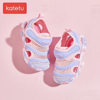 Carter rabbit sandals baotou baby toddler shoes for boys and girls functional shoes soft sole non-slip caterpillar mesh breathable summer bf3 pink purple inner length 13.5cm size 22 suitable for feet length 13cm