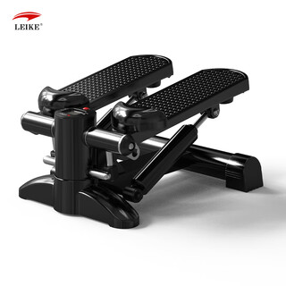 Lake hydraulic stepper household pedal machine small silent unisex climbing mini fitness equipment with drawstring black (with drawstring)