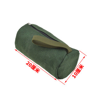 加厚帆布工具包 工具袋 手提袋 工具收纳袋 五金工具提包 电工包定制 圆形包20*10