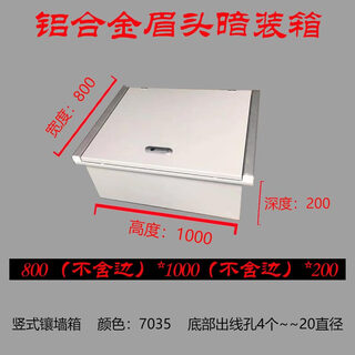 Concealed wall-mounted distribution box indoor electric control box embedded control box electrical cabinet 400500 custom switch electric box 800*1000*200 luxury model plate thickness 1