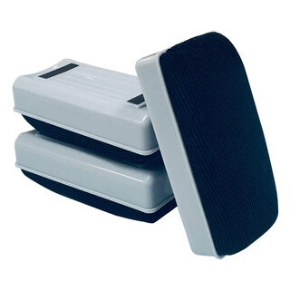 Bbnew flannel whiteboard eraser 3 pack, magnetic adsorption, blackboard eraser and whiteboard eraser dual purpose newc01
