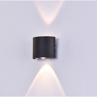 Yilin outdoor wall light up and down light-emitting exterior wall light minimalist led outdoor lighting double-head courtyard waterproof wall light b15-2w warm light ww